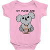 my puns are Baby Bodysuit