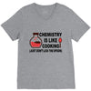 chemistry is like cooking V-Neck Tee