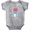 narwhal donuts cute unicorn sweet cool awesome Baby Onesie