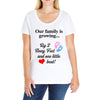Our Family is Growing Ladies Curvy T-Shirt