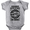 Aquarius Hated By Many Wanted By Plenty Baby Onesie