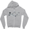 rebel attack Zipper Hoodie
