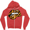 sexy lip biting Zipper Hoodie