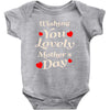 wishing you lovely mother's day Baby Onesie