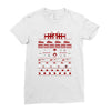 merry x mas you filthy animal Ladies Fitted T-Shirt