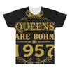 queens are born in 1957 All Over Men's T-shirt