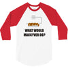 what would macgyver do tshirt funny 80s tv show tee dean richard ander 3/4 Sleeve Shirt