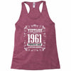 vintage made in 1961 perfectly aged a living legend Racerback Tank
