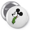 mickey puke Pin-back button