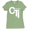 cti records Ladies Fitted T-Shirt