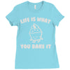 cupcake Ladies Fitted T-Shirt