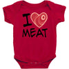 i love meat Baby Bodysuit