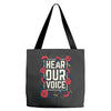 Women's March Hear Our Voice Tote Bags