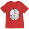 male brain V-Neck Tee