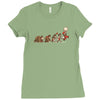 retro evolution Ladies Fitted T-Shirt
