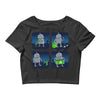saving the world, one small step at a time Crop Top