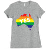 Vote Yes Australia Ladies Fitted T-Shirt