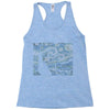 ascii night Racerback Tank