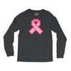 Pixeled Pink Ribbon Long Sleeve Shirts
