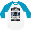 Never Underestimate A Man Who Watches Black Mirror And Was Born in 3/4 Sleeve Shirt