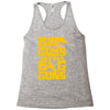 bad guys with big guns Racerback Tank