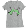 t rex problems Ladies Fitted T-Shirt