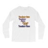 teachers give, share, care Long Sleeve Shirts