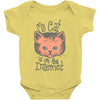 my cat is on the internet Baby Bodysuit