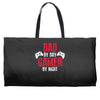 dad by day gamer by night gaming Weekender Totes