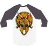 skull spartan 3/4 Sleeve Shirt