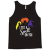spell on you white letter Tank Top
