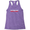 i'm in good shape round is a shape! funny Racerback Tank