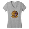 danger angry bear Women's V-Neck T-Shirt