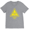 toxic hazard laboratory poison substance warning V-Neck Tee