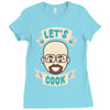 let's cook Ladies Fitted T-Shirt