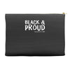 black and proud Accessory Pouches