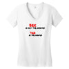 yes is the answer Women's V-Neck T-Shirt