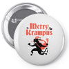 merry krampus Pin-back button