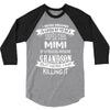 Super Cool Mimi Of A Freaking Awesome Grandson 3/4 Sleeve Shirt