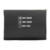 Don't drown crash walk Tee Swim Bike Run Triathle Accessory Pouches