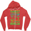 Daddy You Are My Favorite Ninja Zipper Hoodie