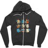school friends Zipper Hoodie