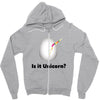 is it Unicorn Zipper Hoodie