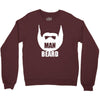 man beard Crewneck Sweatshirt