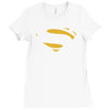 man of steel Ladies Fitted T-Shirt