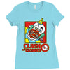 clash of clowns Ladies Fitted T-Shirt