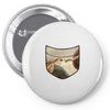 Michaelangelo Creation Of Adam Pin-back button