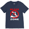 no flex zone arm gym workout V-Neck Tee