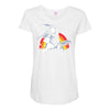 death is magic Maternity Scoop Neck T-shirt
