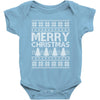 ugly merry christmas Baby Bodysuit